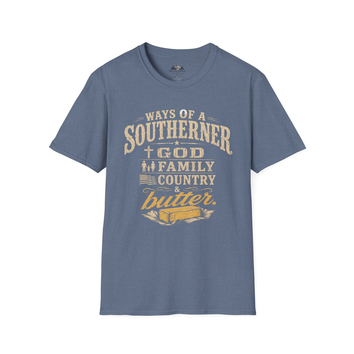 Ways of the Southerner God Family Country Butter T-Shirt