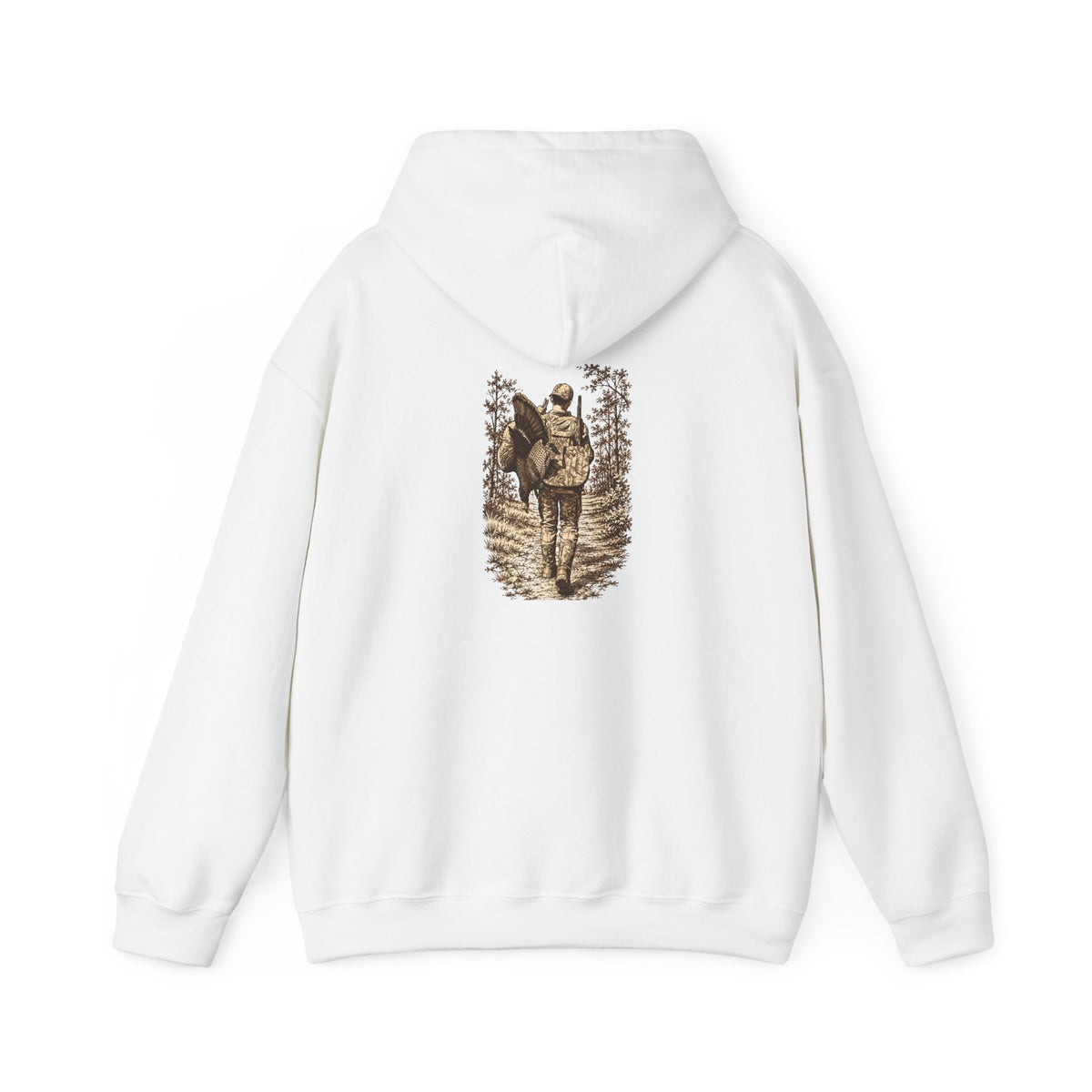 Turkey Hunting with Logo on Front Hoodie – Legends Walk Home