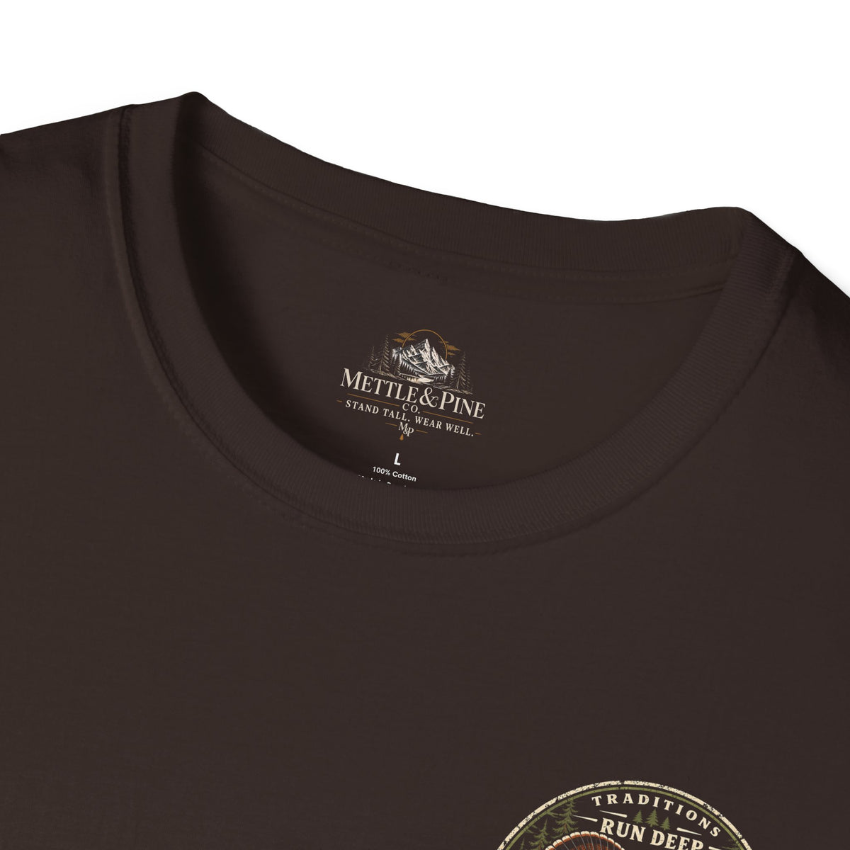 Turkey Hunting with Turkey Logo on Front T-Shirt– Legends Walk Home