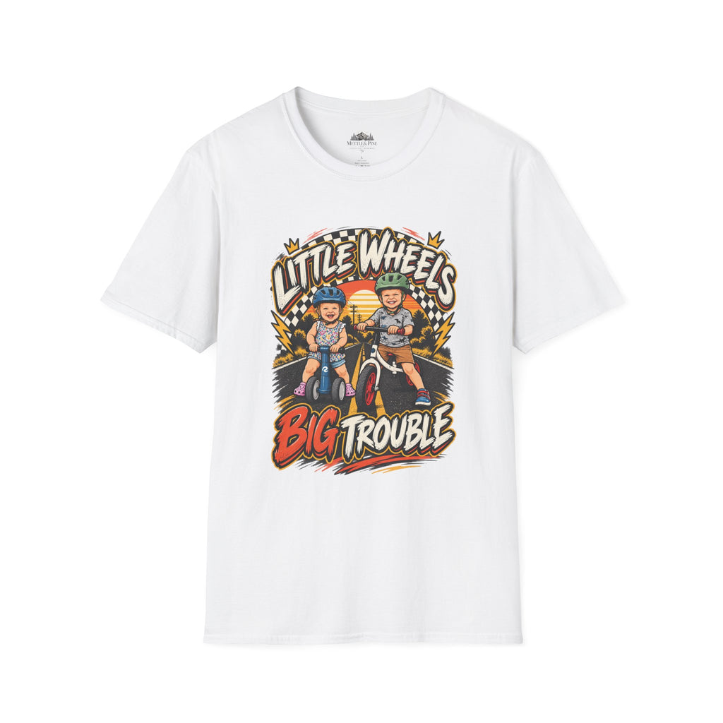 Little Wheels Big Trouble T-Shirt