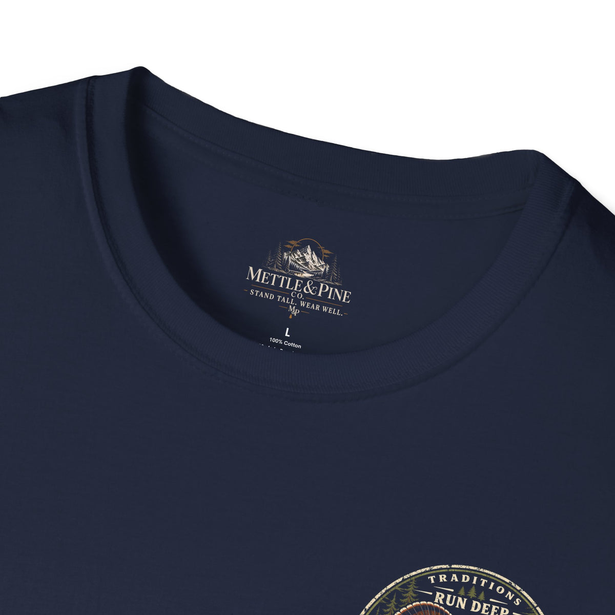 Turkey Hunting with Turkey Logo on Front T-Shirt– Legends Walk Home
