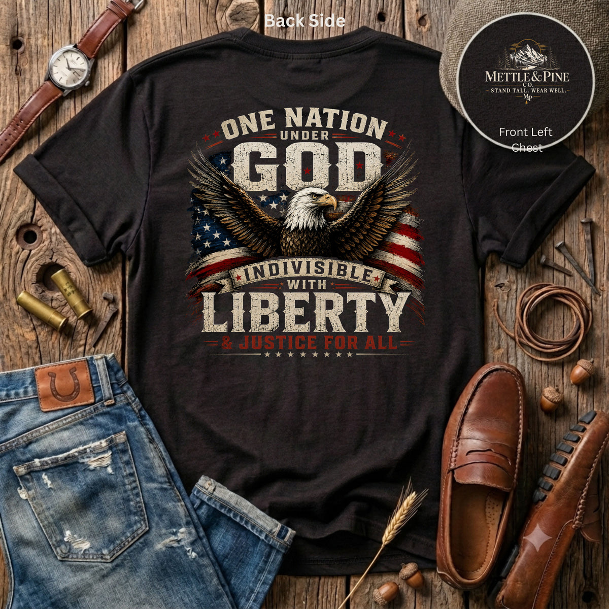 One Nation Under God F/B T-Shirt