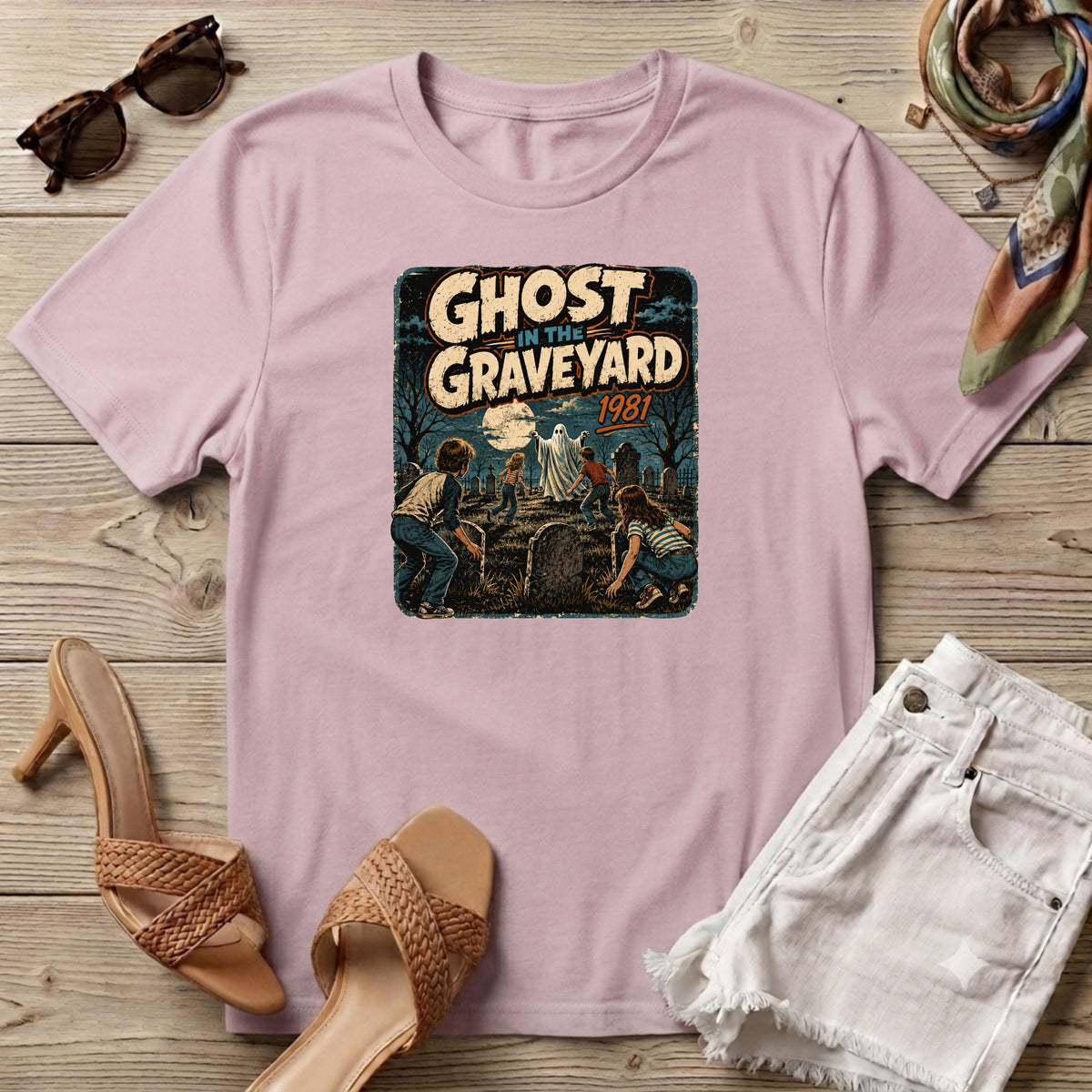 Ghost in the graveyard 1981 T-Shirt