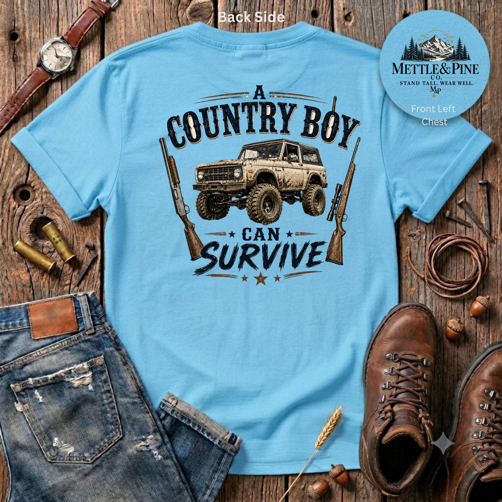 A Country Boy Can Survive F/B T-Shirt