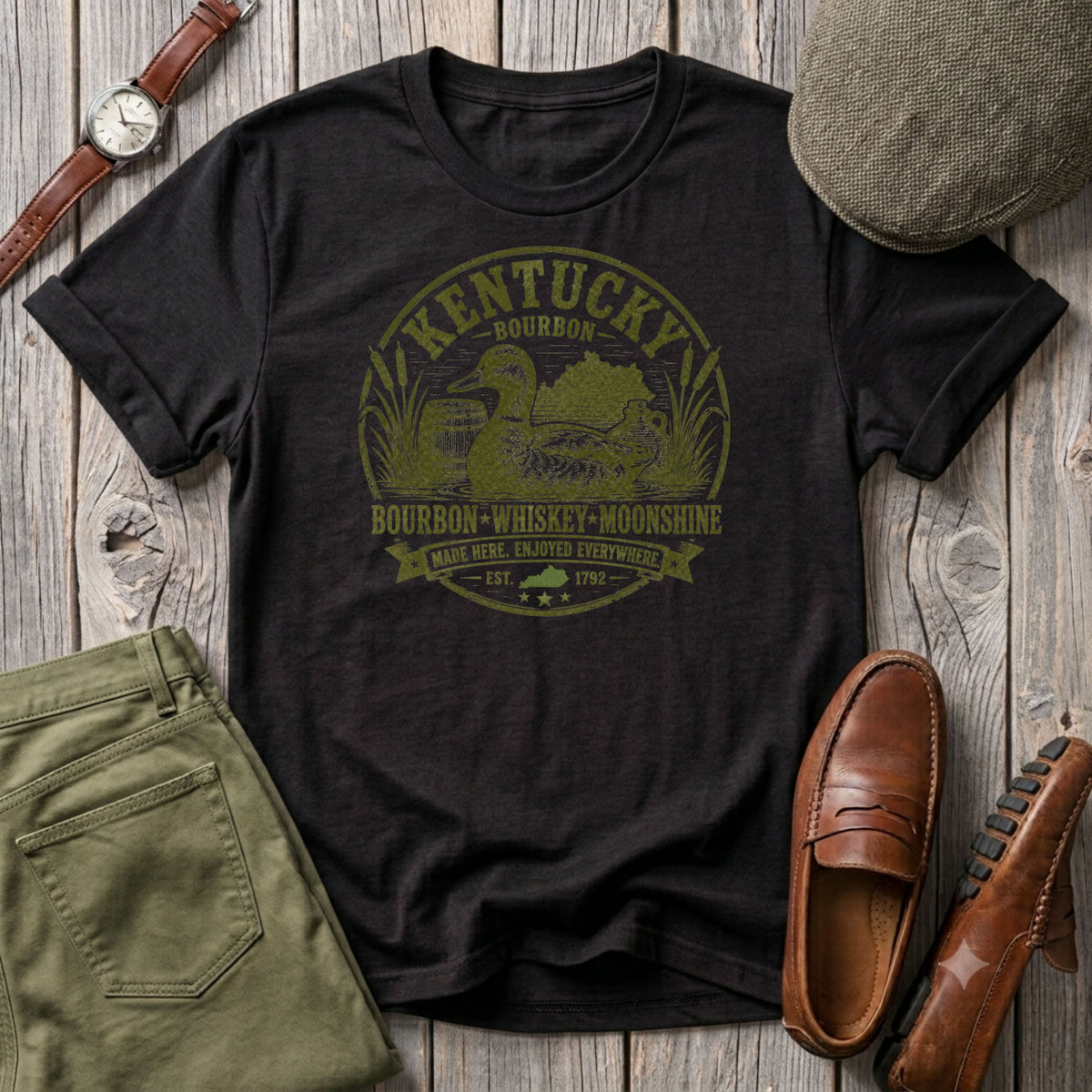 Kentucky Bourbon Duck Seal T-Shirt