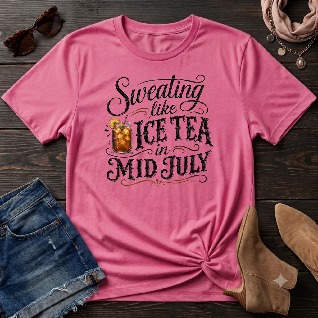 Sweating like Ice Tea in Mid July Color T-Shirt
