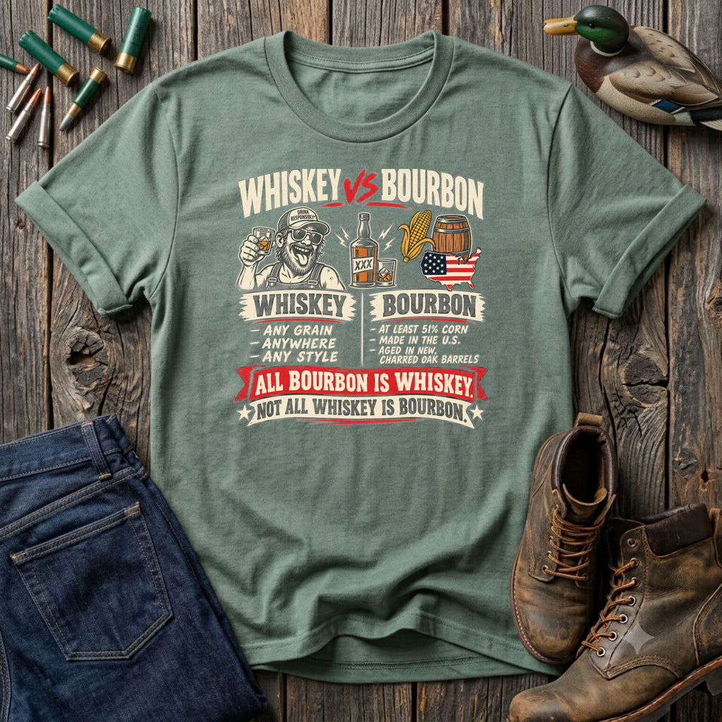 Redneck Whiskey Vs Bourbon T-Shirt
