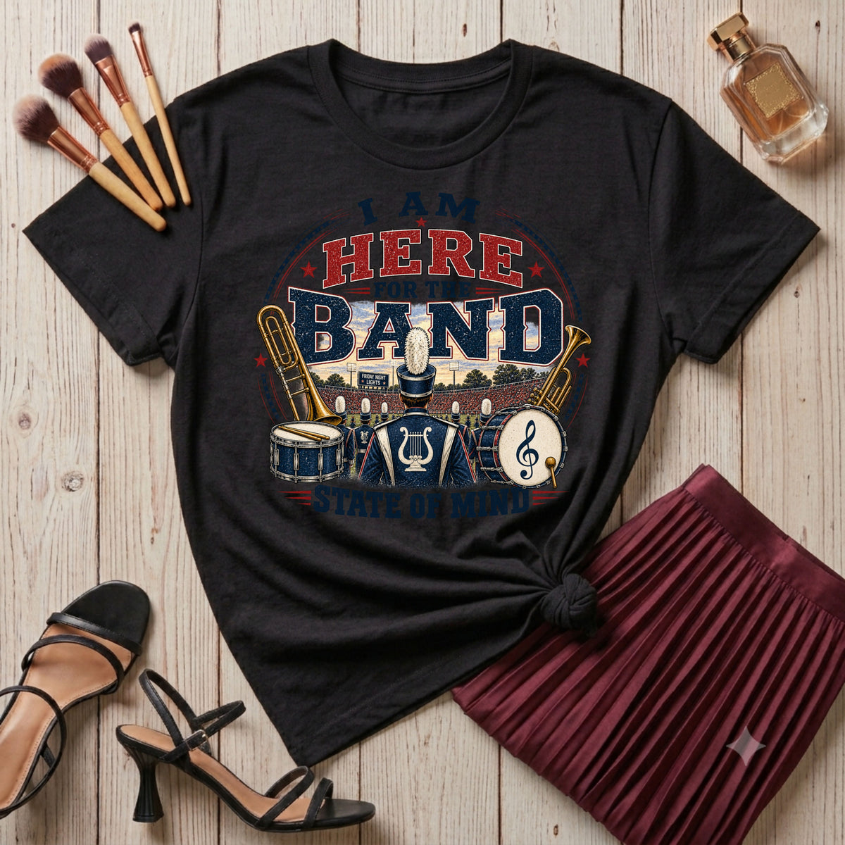 I am here for the Band T-Shirt