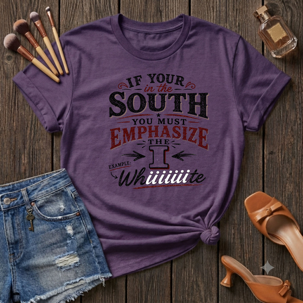 If your in the south you must emphasize the I T-Shirt
