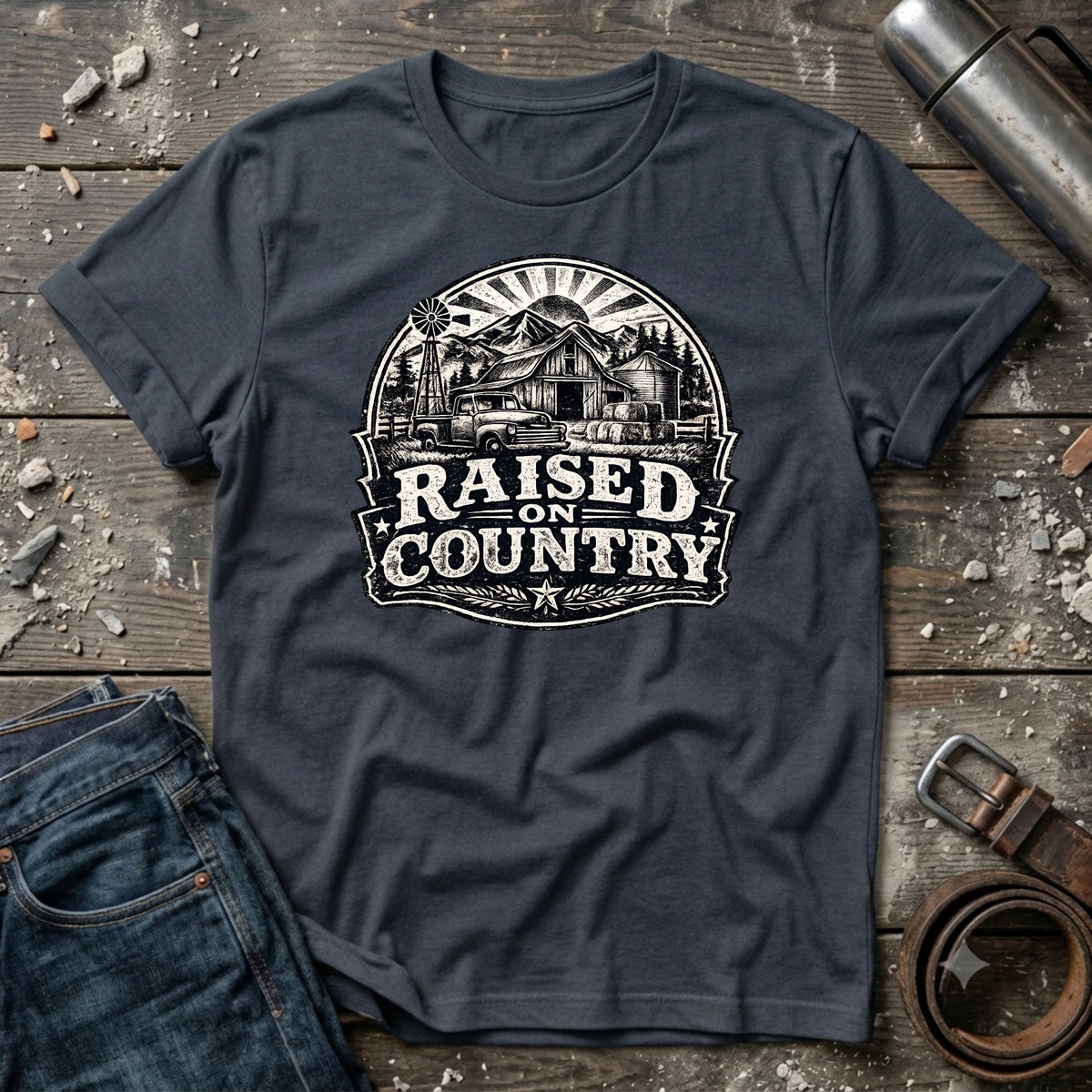 Raised on country T-Shirt
