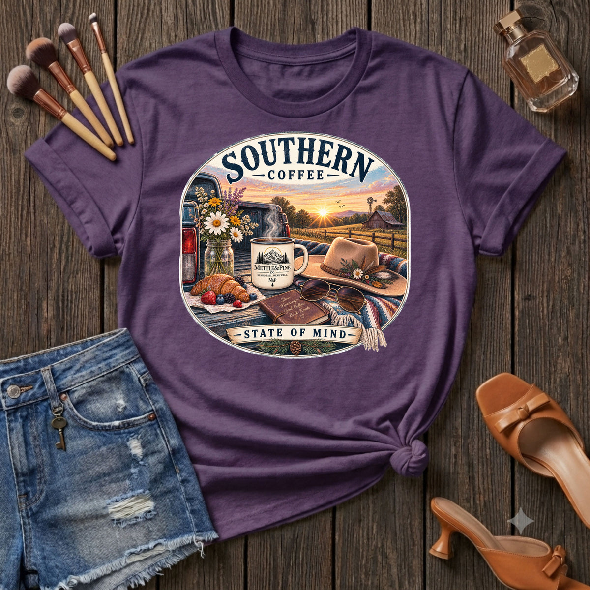 Southern Coffee Hers T-Shirt