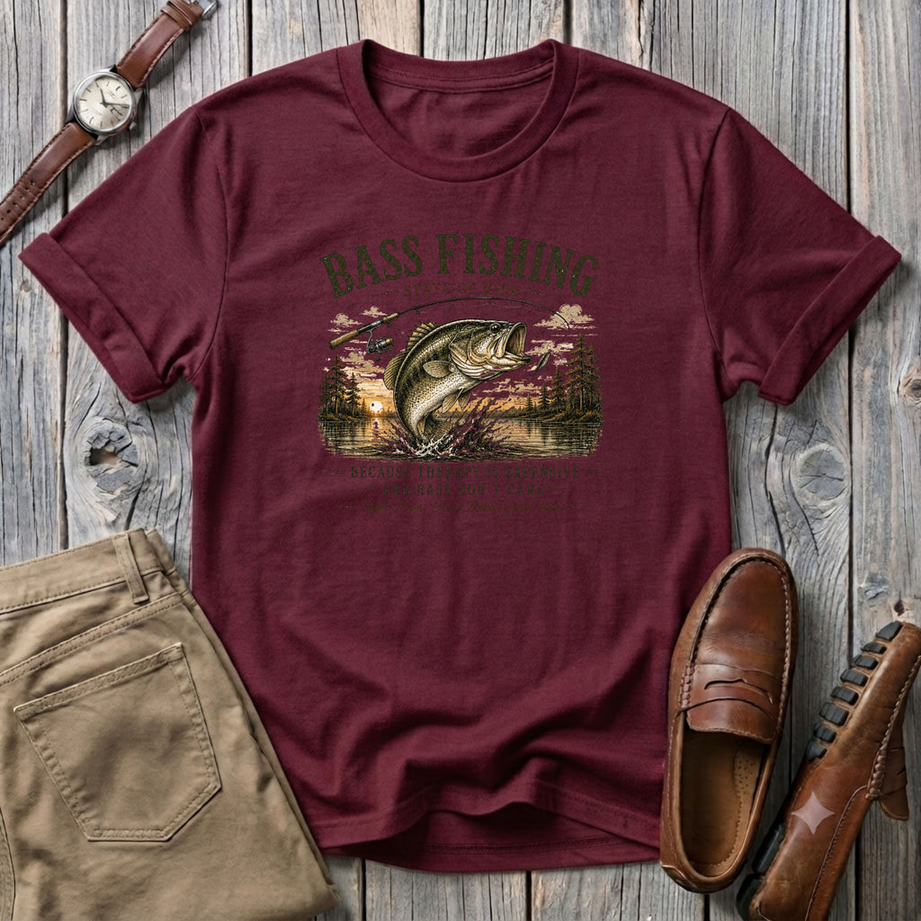 Bass Fishing Color T-Shirt