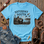 Saturday in the South Duck Hunt B & W T-Shirt