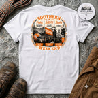 Southern Weekend Orange & White F/B T-Shirt