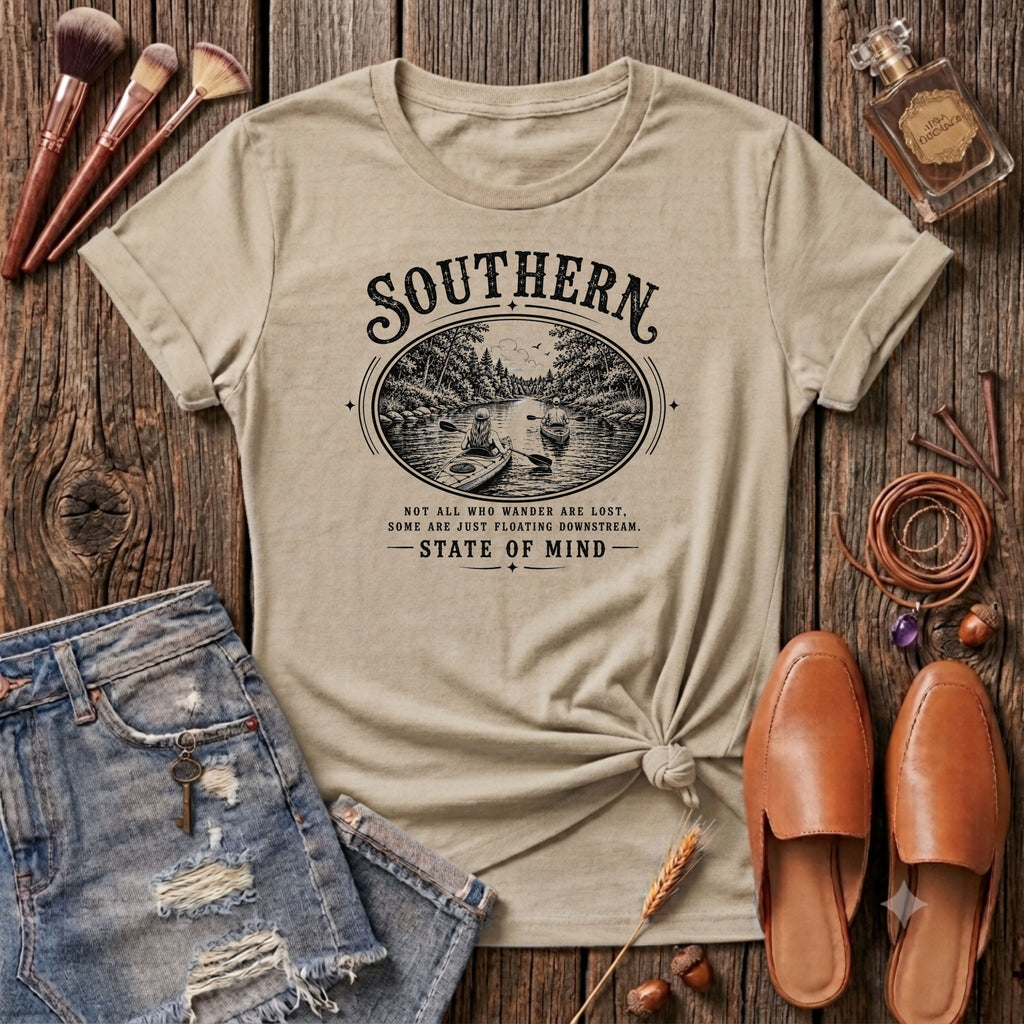 Southern - Not all are lost, some are just floating downstream T-Shirt