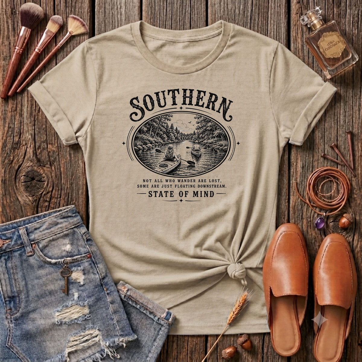 Southern - Not all are lost, some are just floating downstream T-Shirt