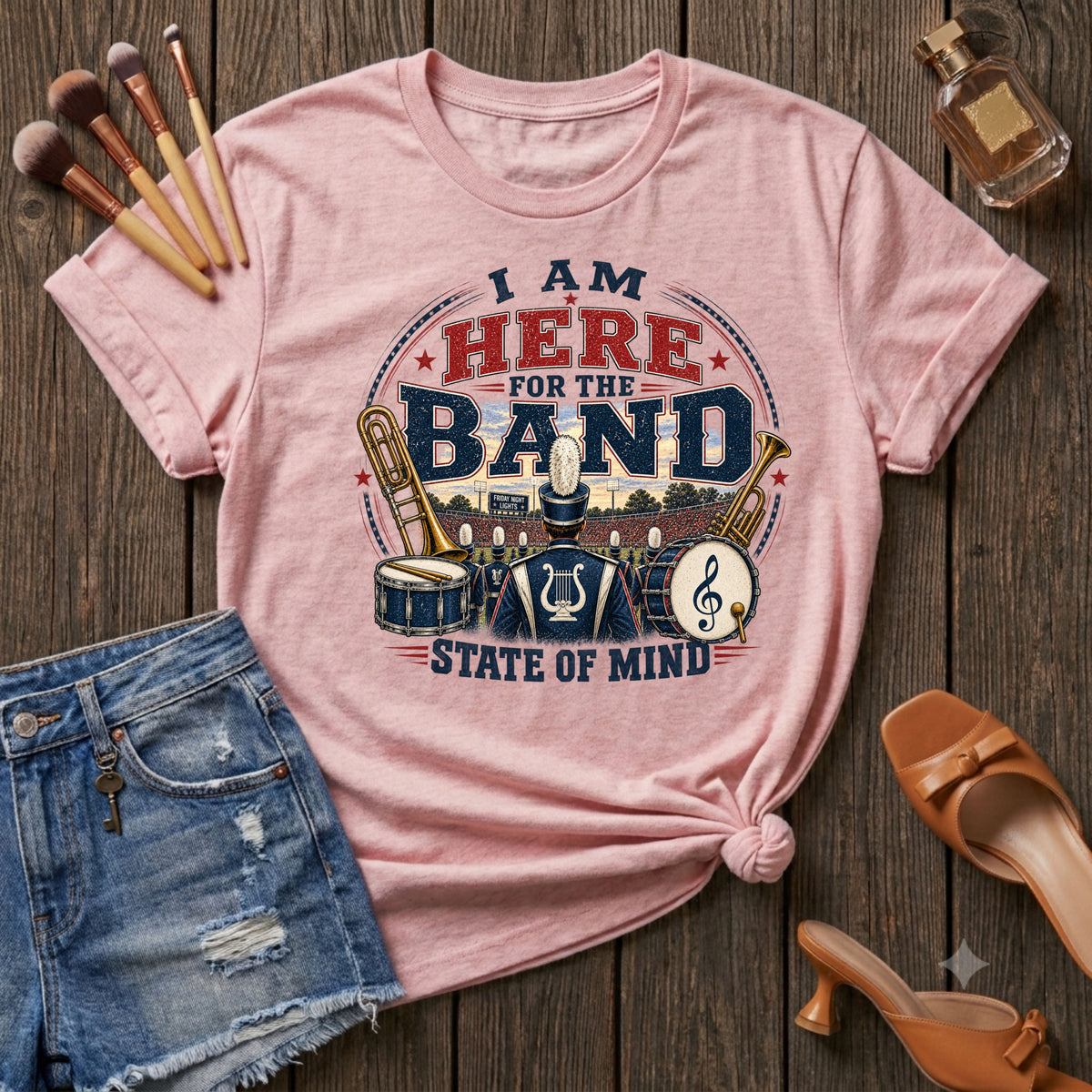 I am here for the Band T-Shirt