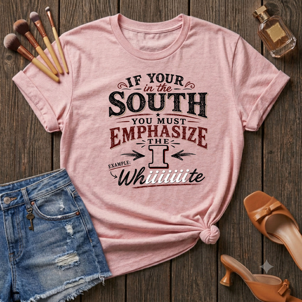 If your in the south you must emphasize the I T-Shirt