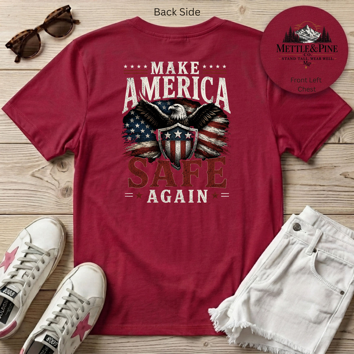 Make America Safe Again F/B T-Shirt