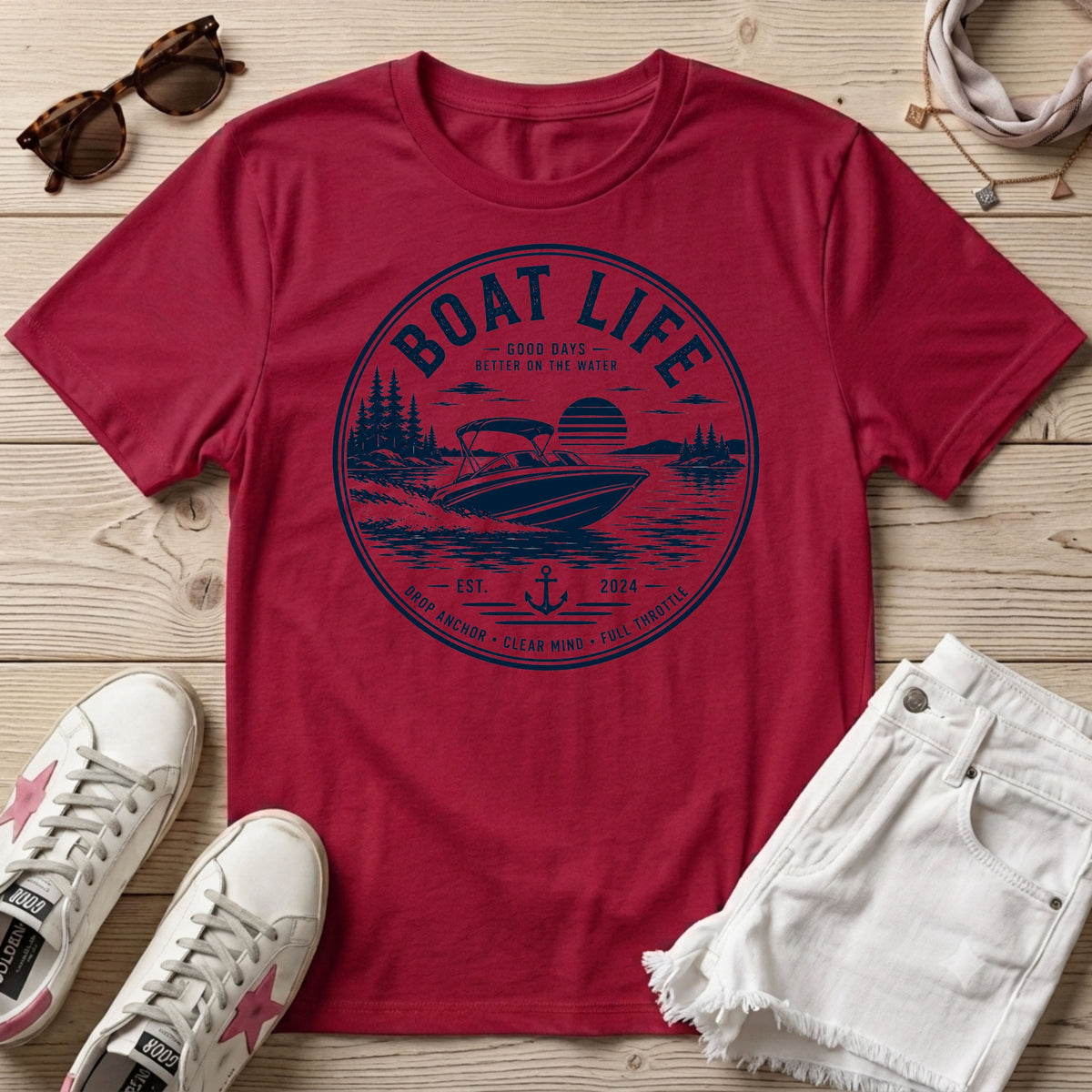 Boat Life Vintage T-Shirt