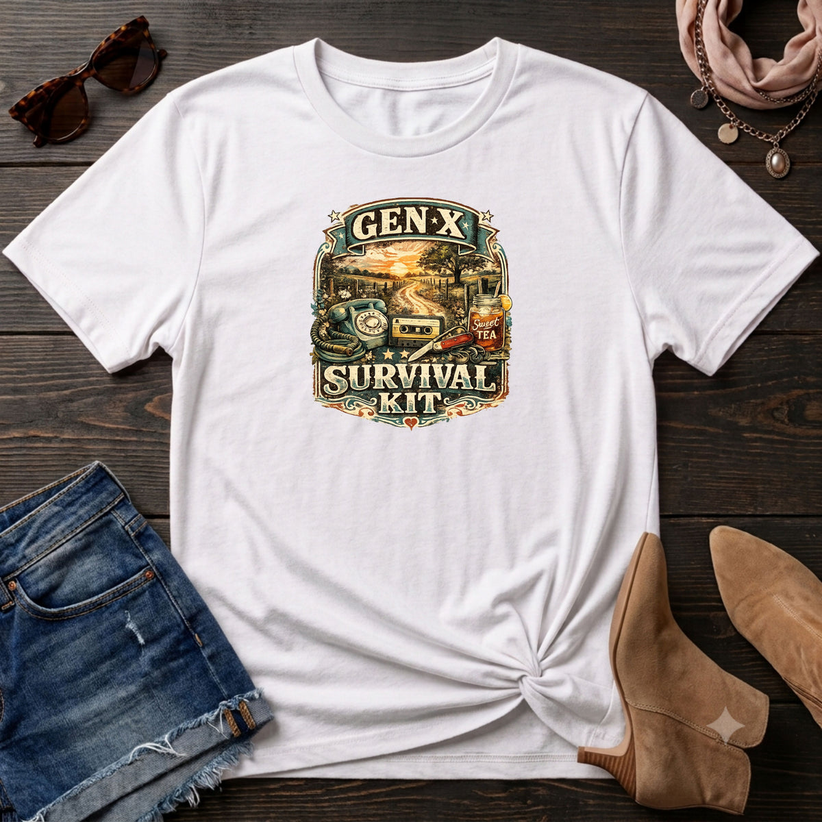 Gen X Survival Kit T-Shirt