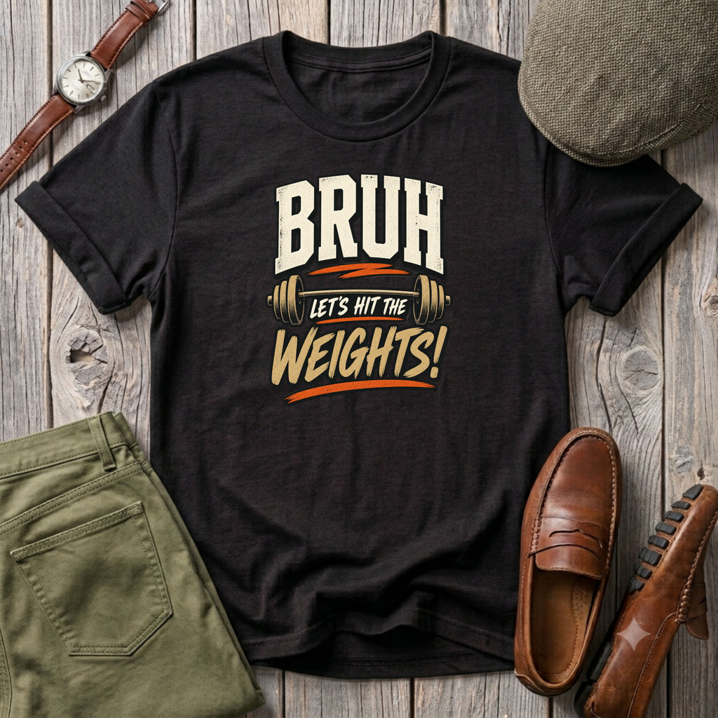 Bruh Lets hit the weights T-Shirt