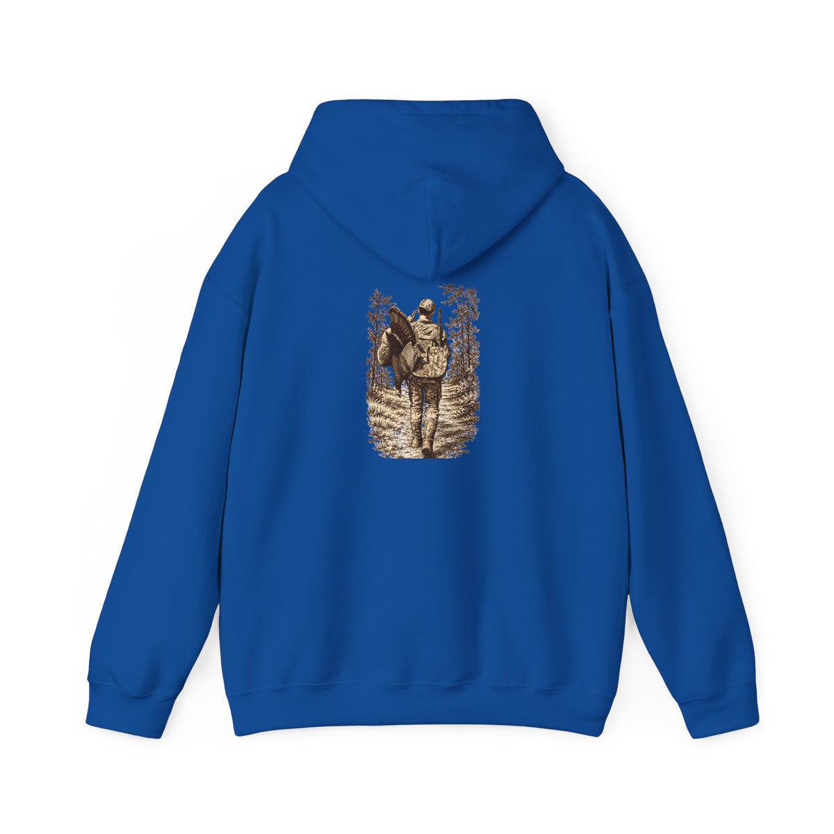 Turkey Hunting with Logo on Front Hoodie – Legends Walk Home
