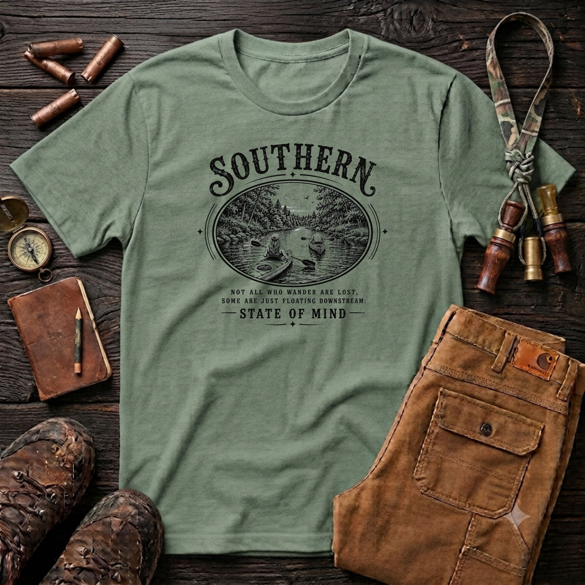 Southern - Not all are lost, some are just floating downstream T-Shirt