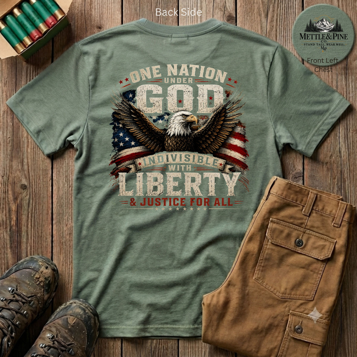 One Nation Under God F/B T-Shirt