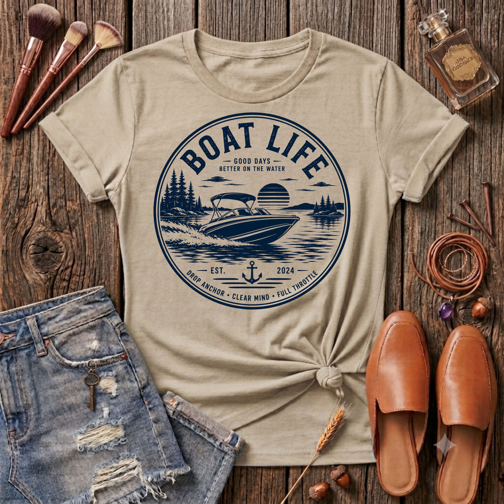 Boat Life Vintage T-Shirt
