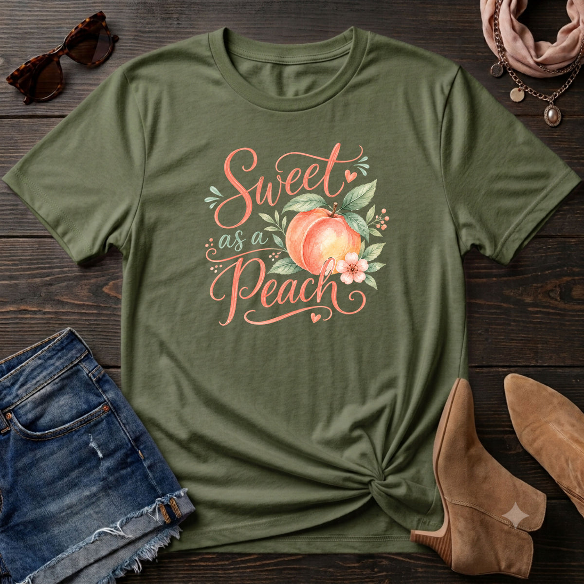 Sweet As A Peach T-Shirt