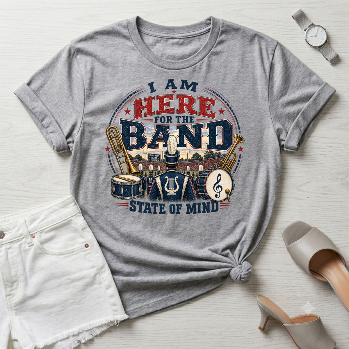 I am here for the Band T-Shirt