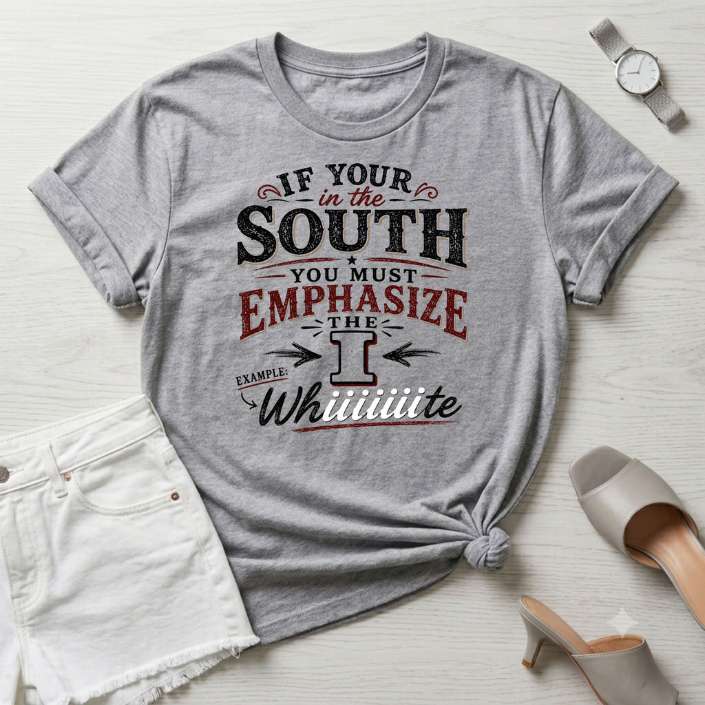 If your in the south you must emphasize the I T-Shirt