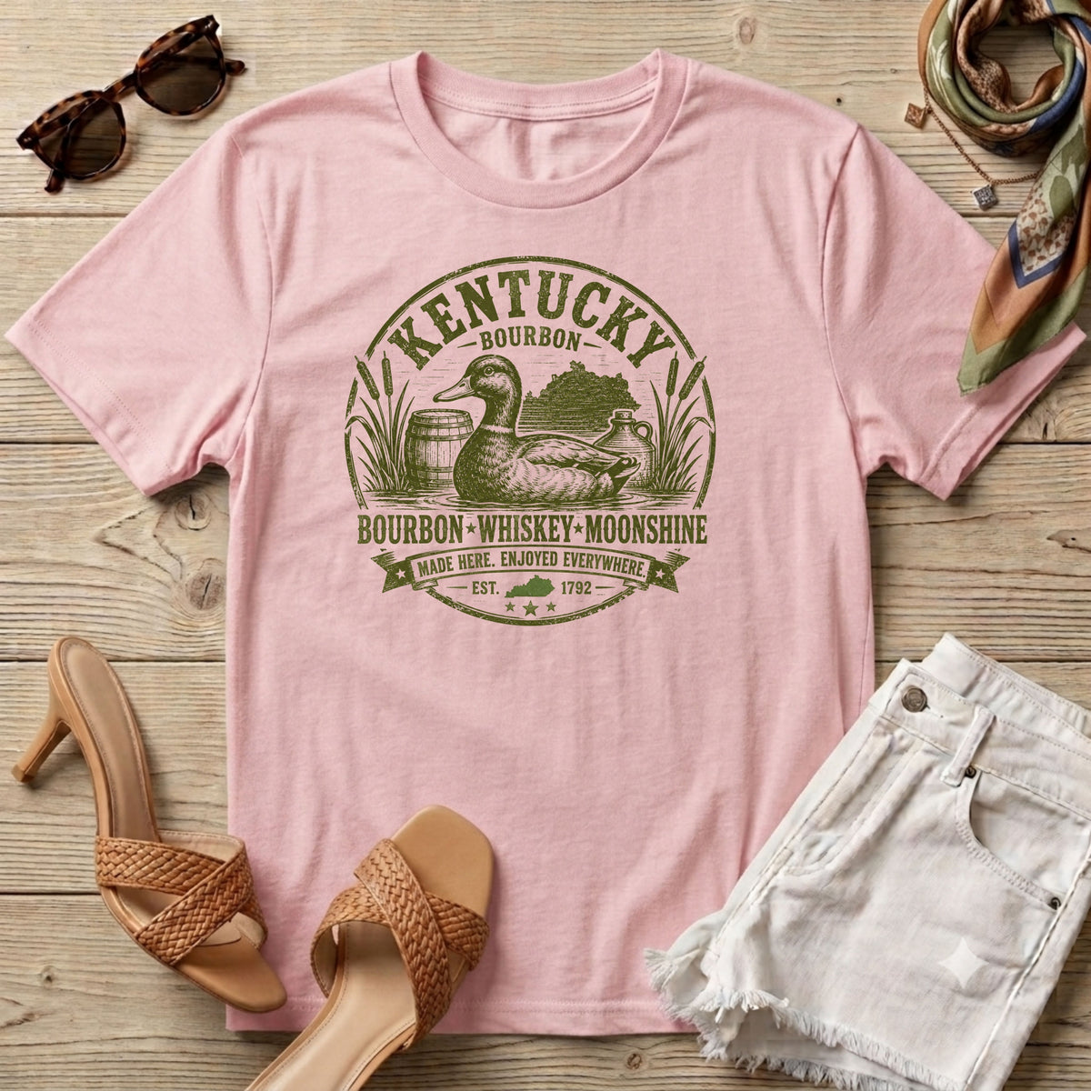 Kentucky Bourbon Duck Seal T-Shirt