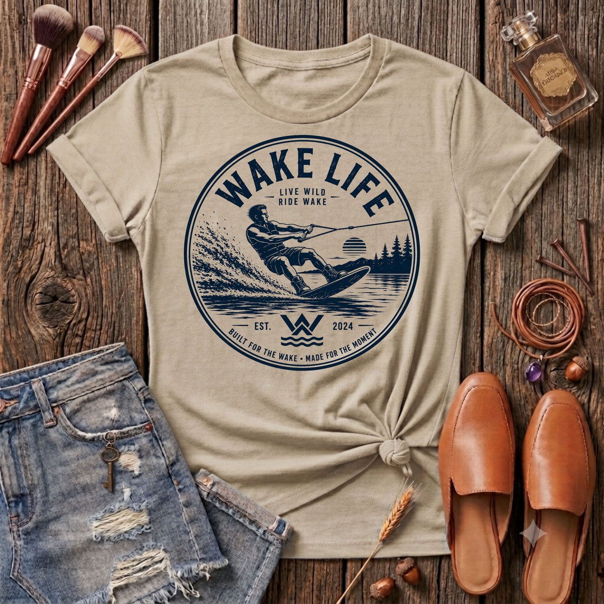 Wake Life Vintage T-Shirt