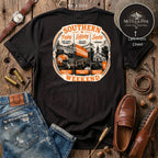 Southern Weekend Orange & White F/B T-Shirt