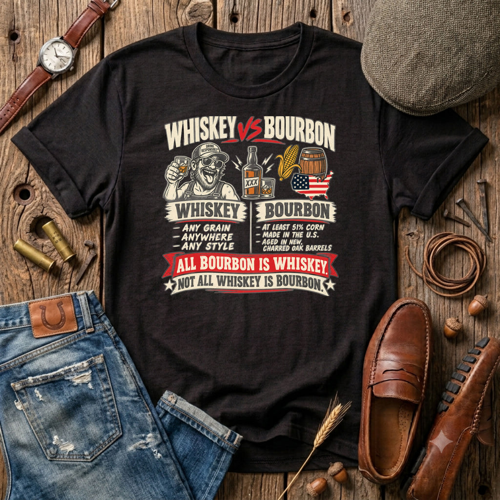 Redneck Whiskey Vs Bourbon T-Shirt