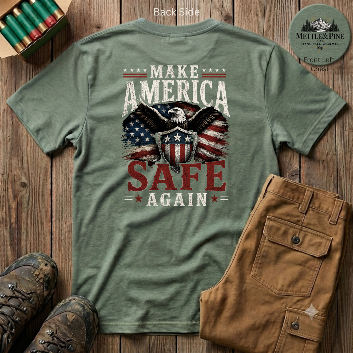 Make America Safe Again F/B T-Shirt