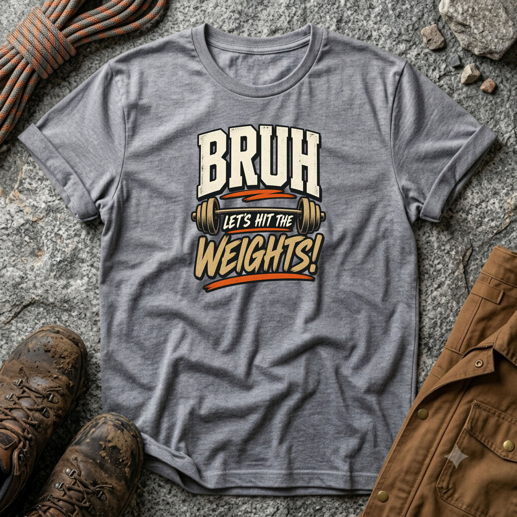 Bruh Lets hit the weights T-Shirt