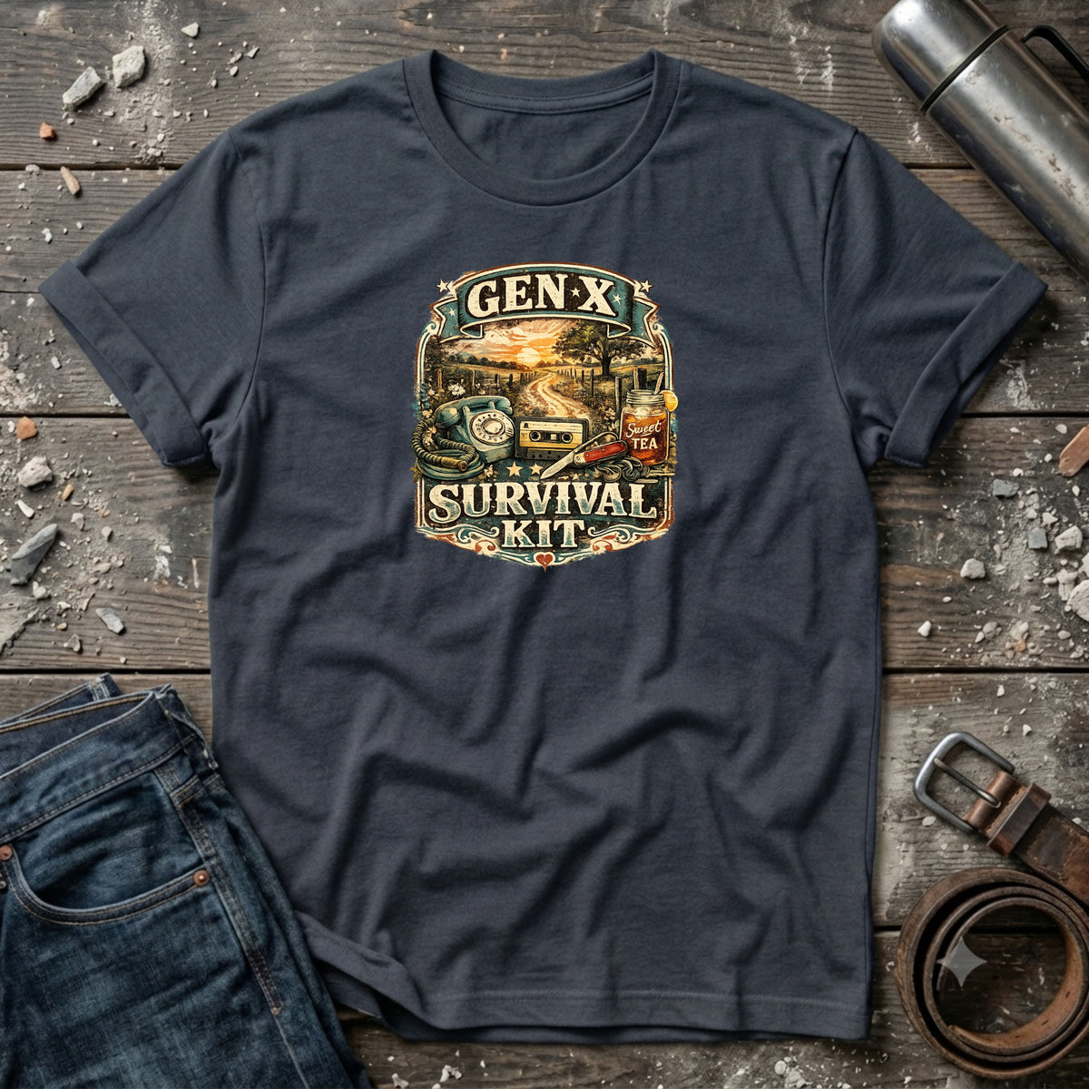 Gen X Survival Kit T-Shirt