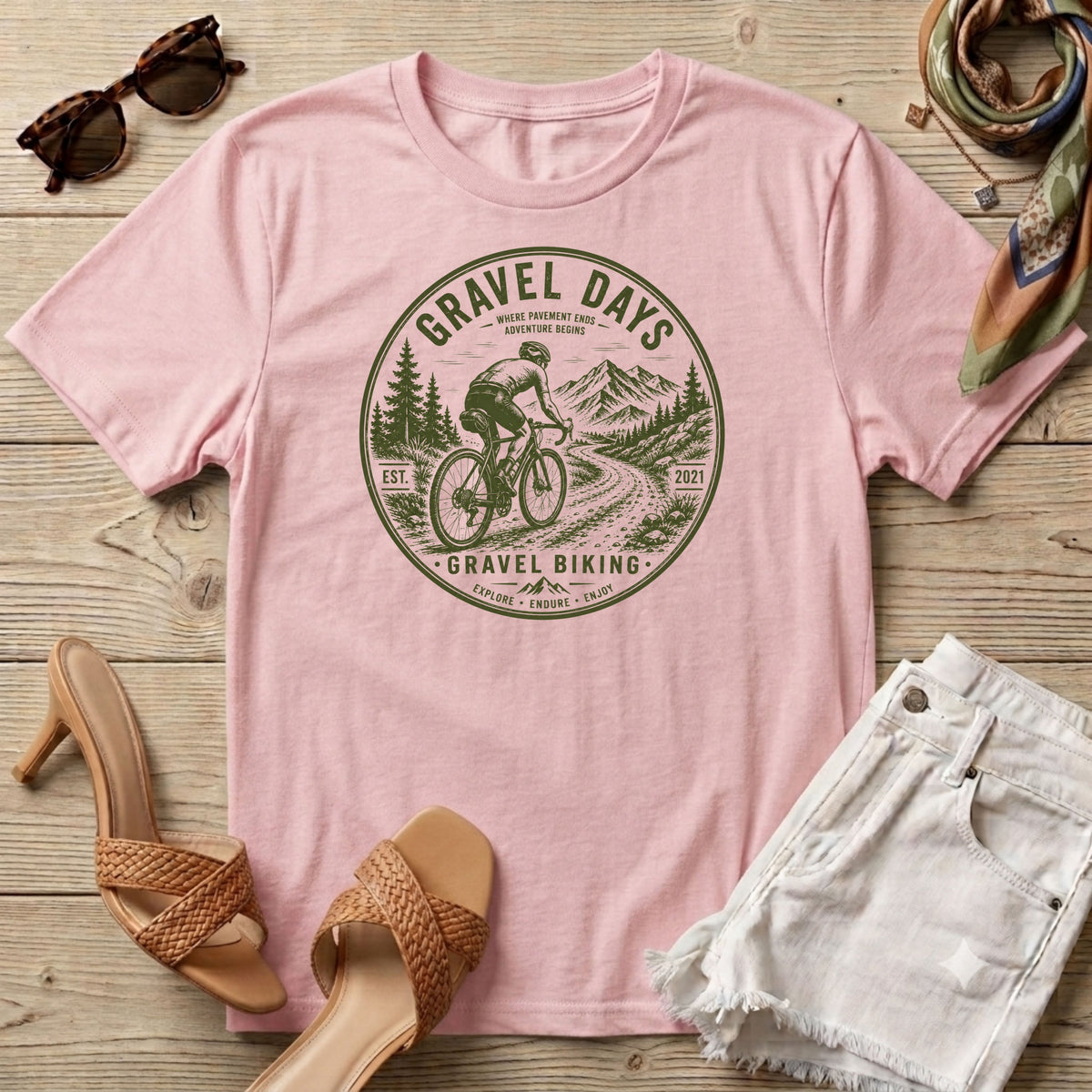 Gravel Biking T-Shirt