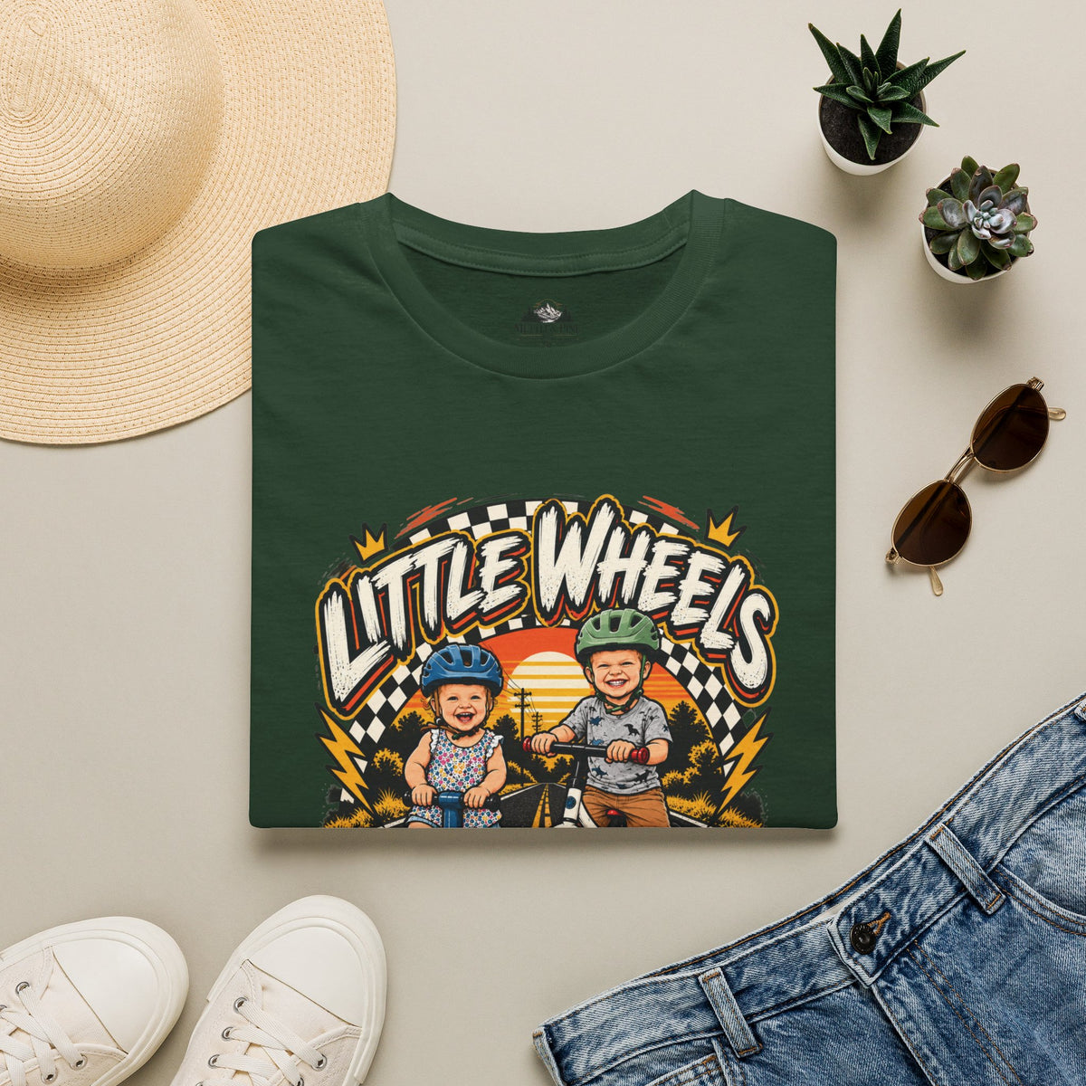 Little Wheels Big Trouble T-Shirt