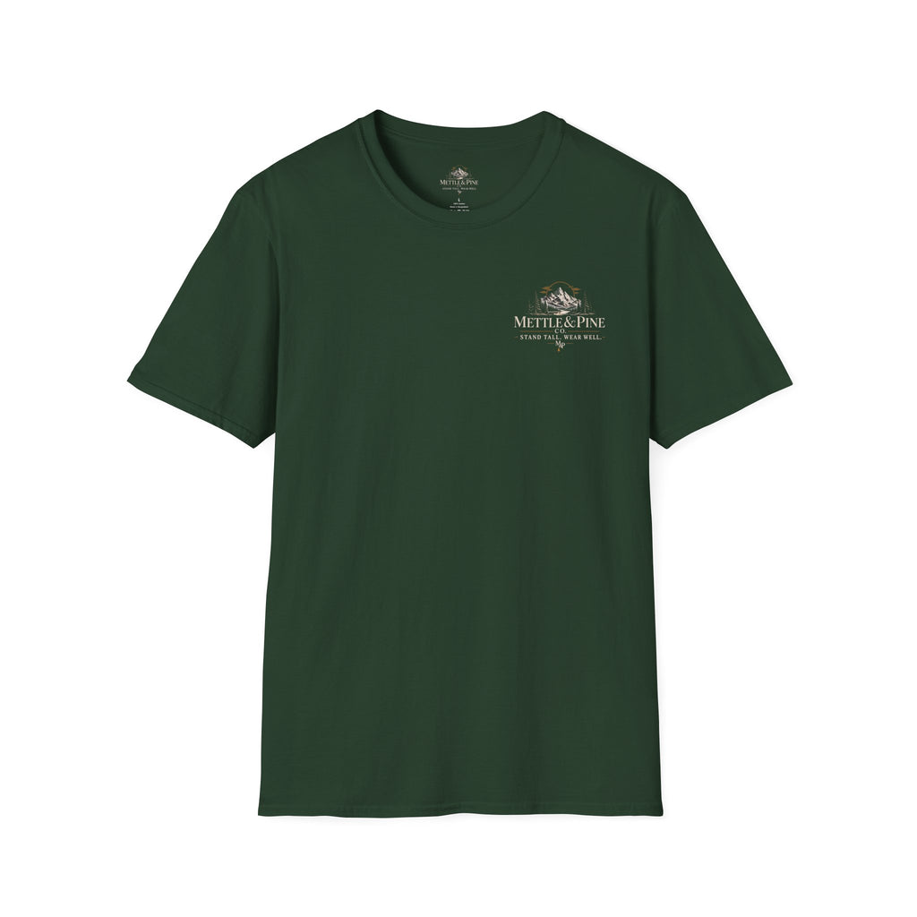 Turkey Hunting with Standard Logo on Front T-Shirt– Legends Walk Home