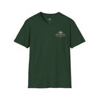 Turkey Hunting with Standard Logo on Front T-Shirt– Legends Walk Home