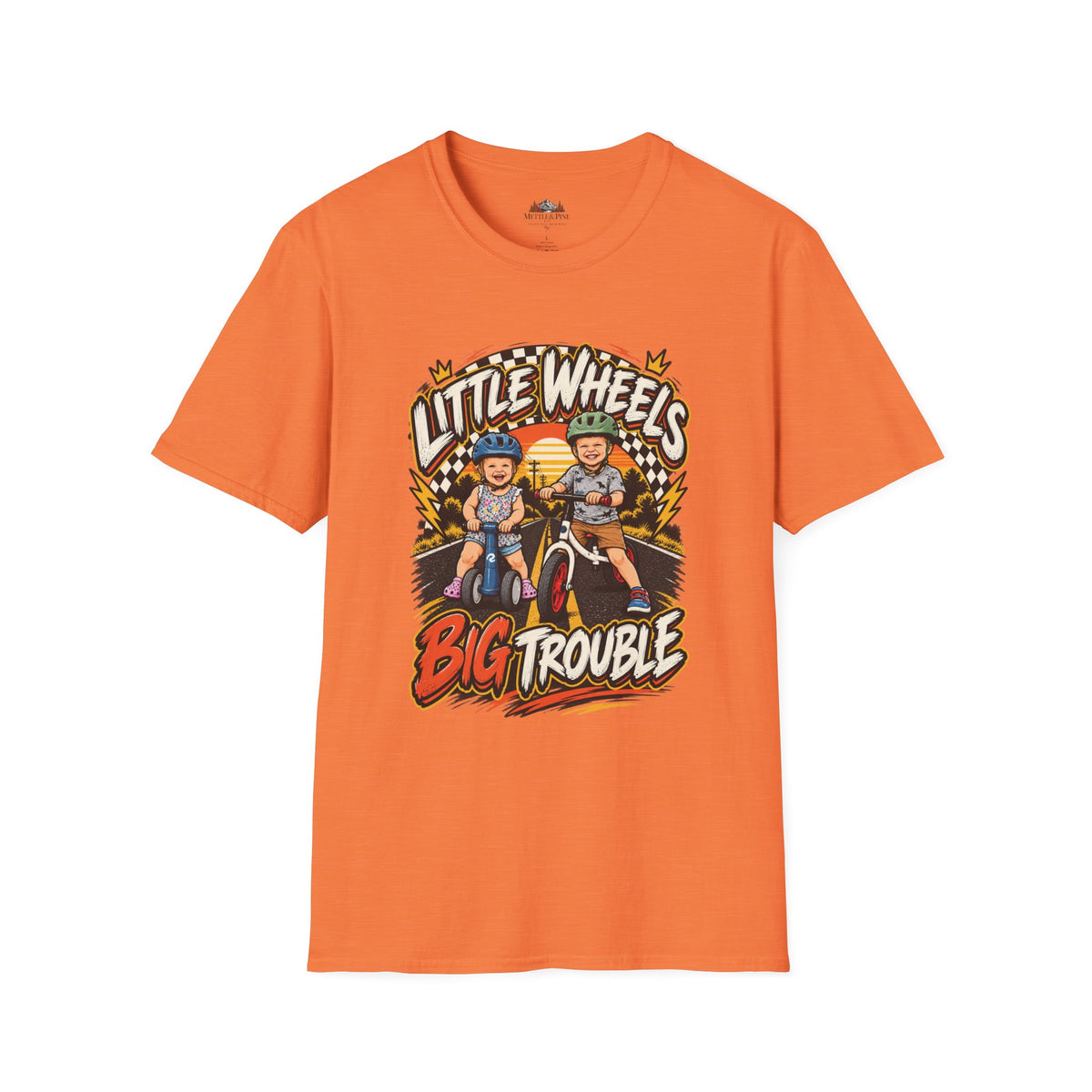 Little Wheels Big Trouble T-Shirt