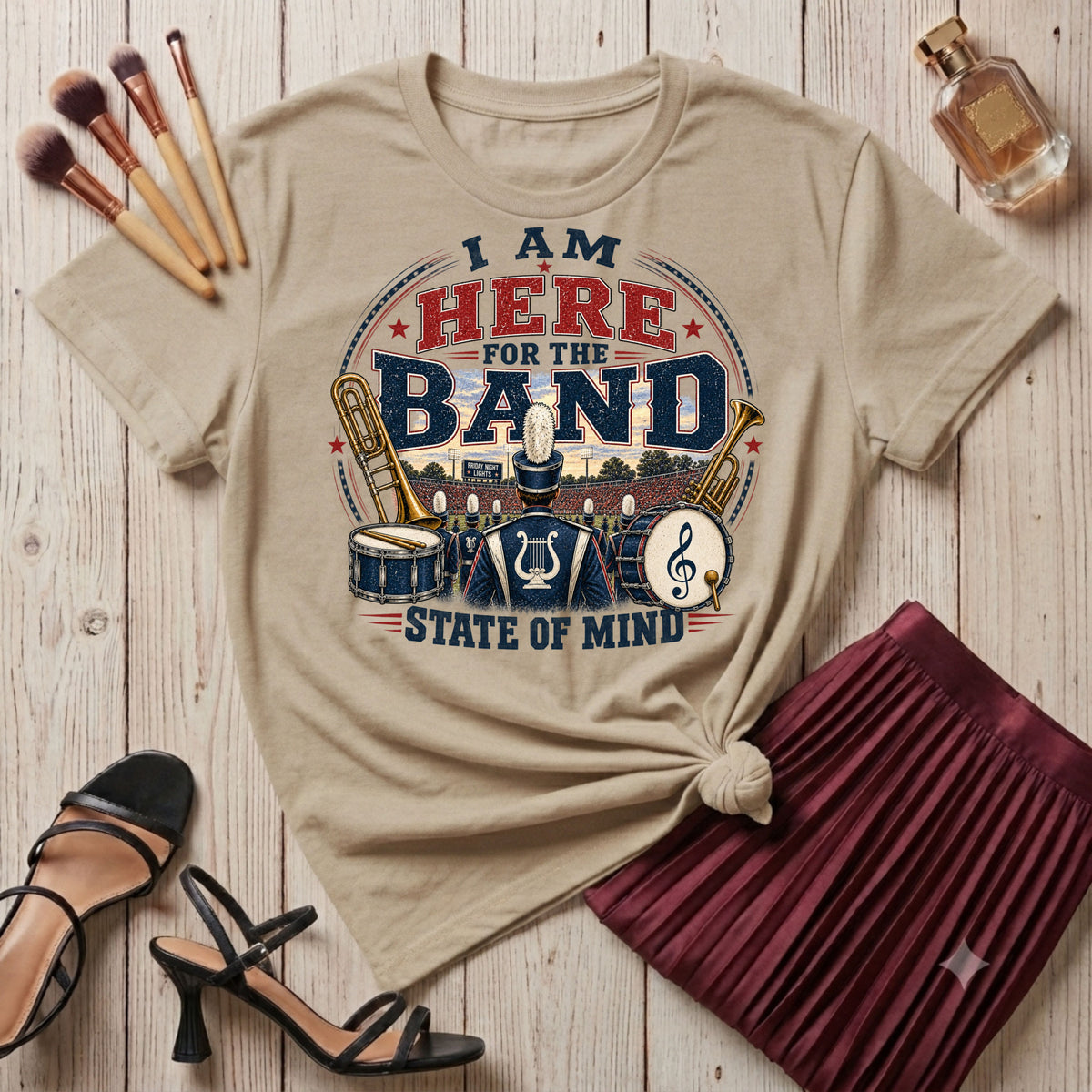 I am here for the Band T-Shirt