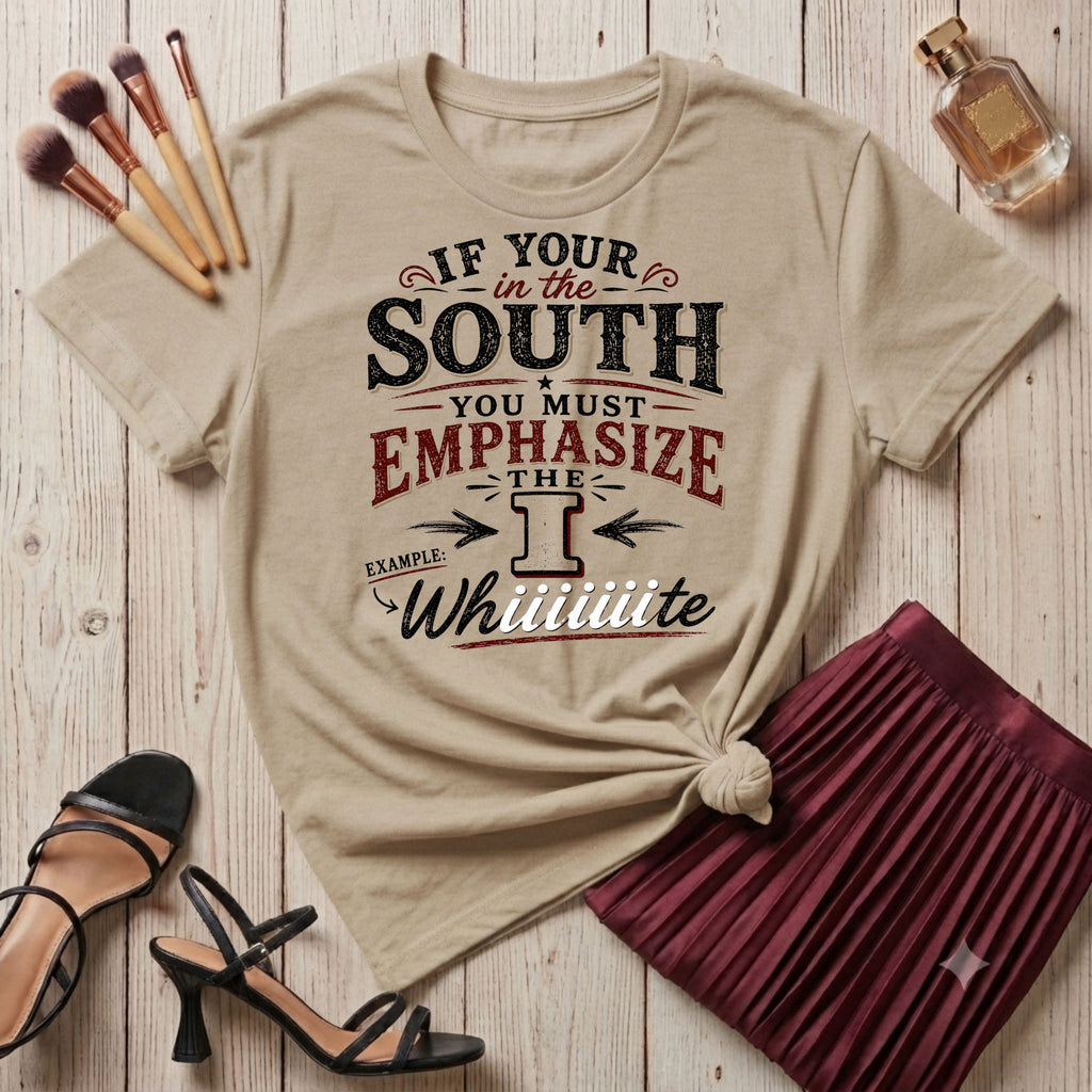 If your in the south you must emphasize the I T-Shirt