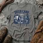 Deer Camp Navy Print T-Shirt