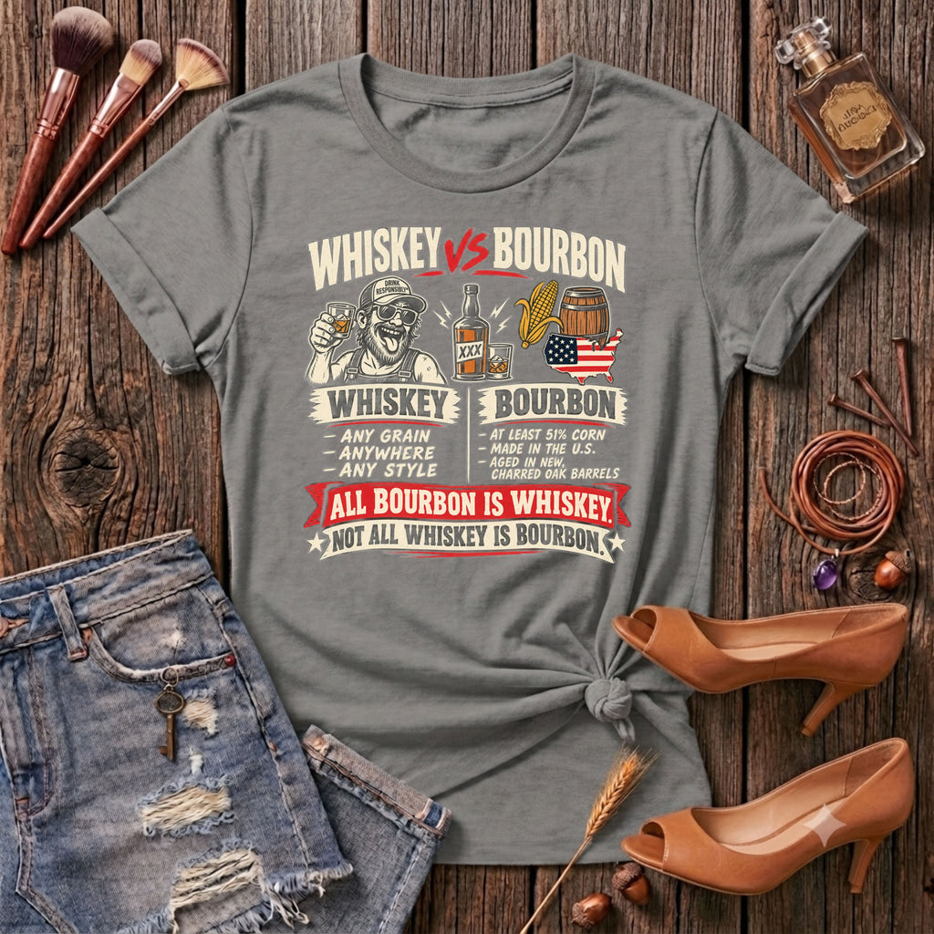 Redneck Whiskey Vs Bourbon T-Shirt