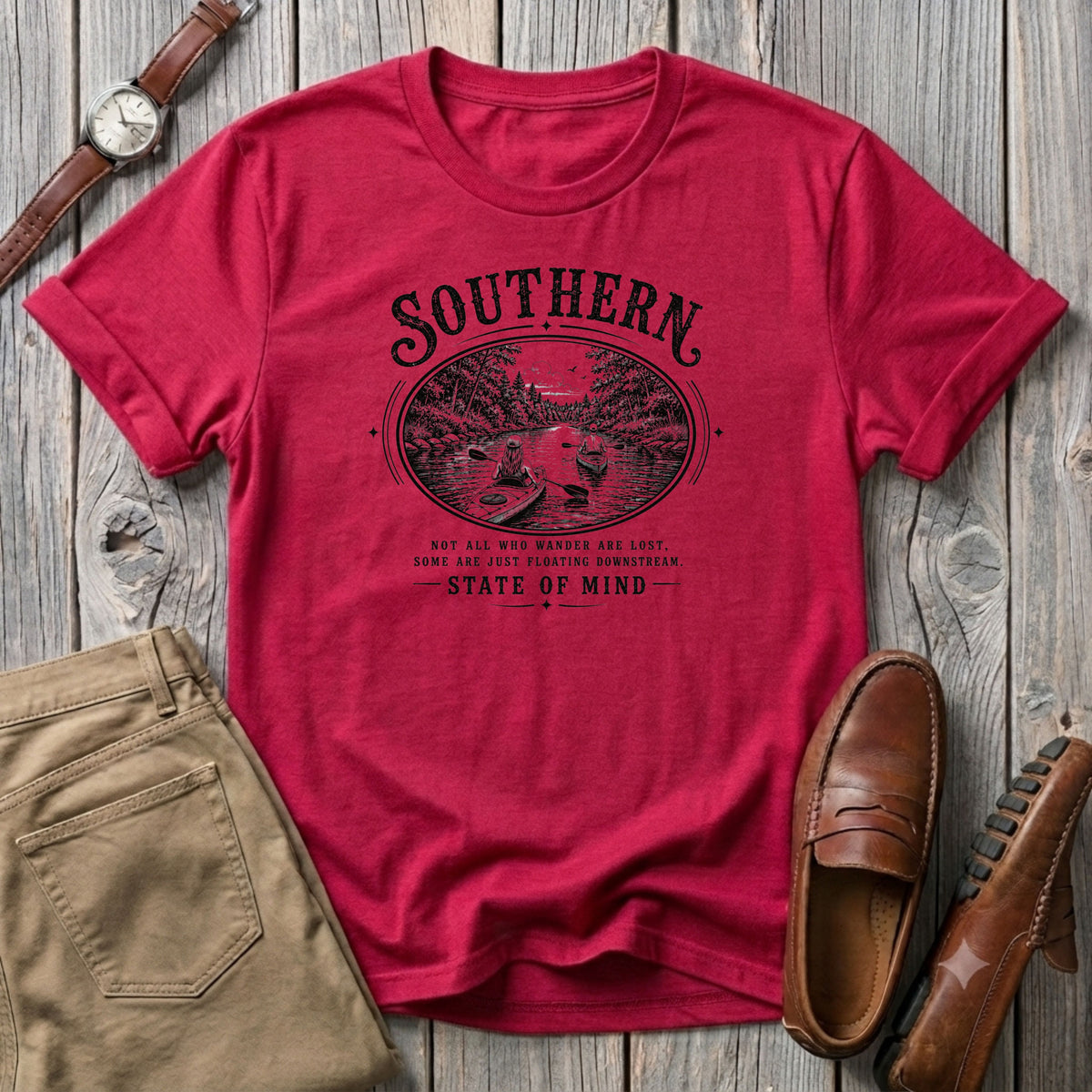 Southern - Not all are lost, some are just floating downstream T-Shirt